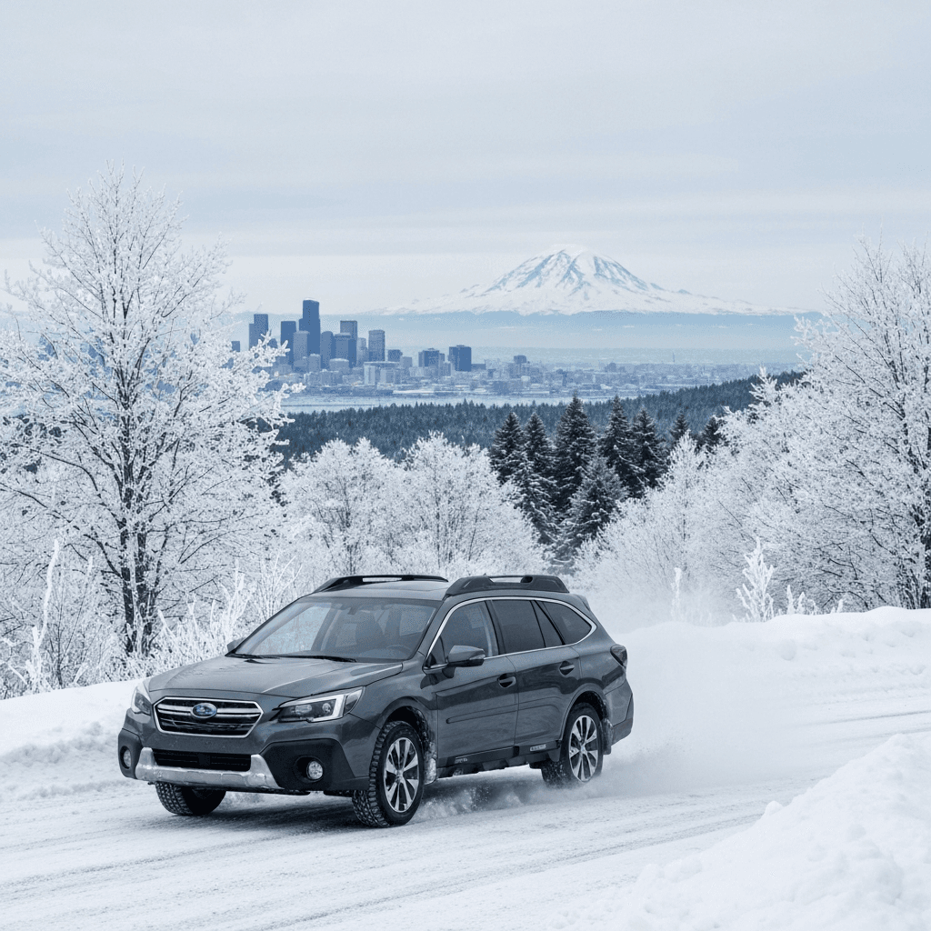 Best Rental Cars for a Seattle Winter Road Trip