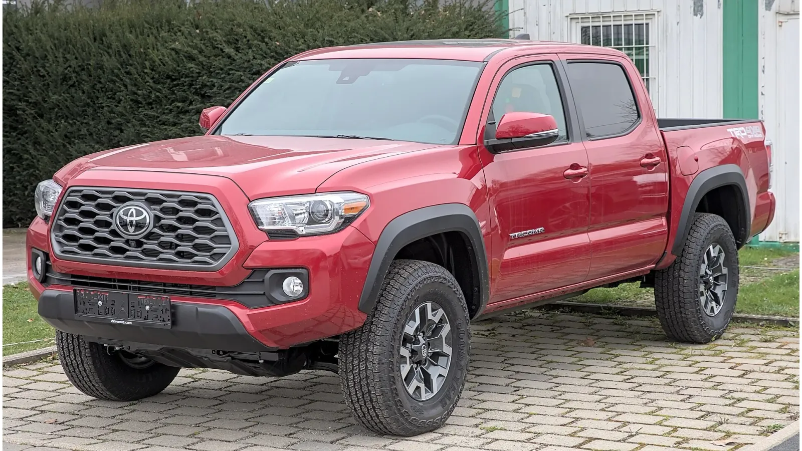 Toyota Tacoma front three-quarter view — SeaTac CONRAC rental model gallery